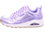 SKECHERS Damen Sneaker Uno-Metallixs in lila