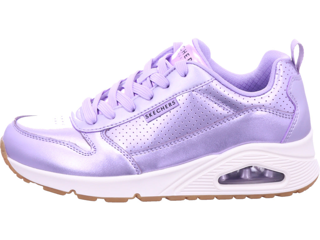 SKECHERS Damen Sneaker Uno-Metallixs in lila