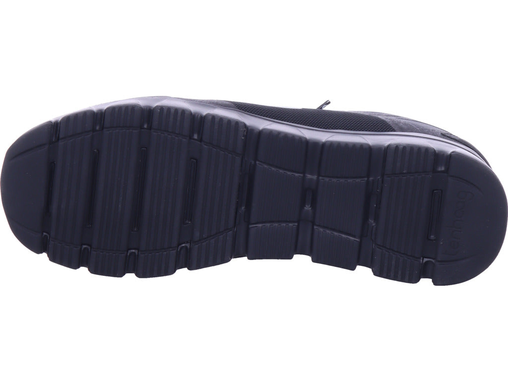 Tenhaag Herren Halbschuh  in schwarz