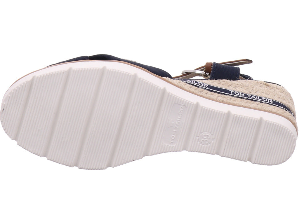 Tom Tailor Damen Sandalette  in blau