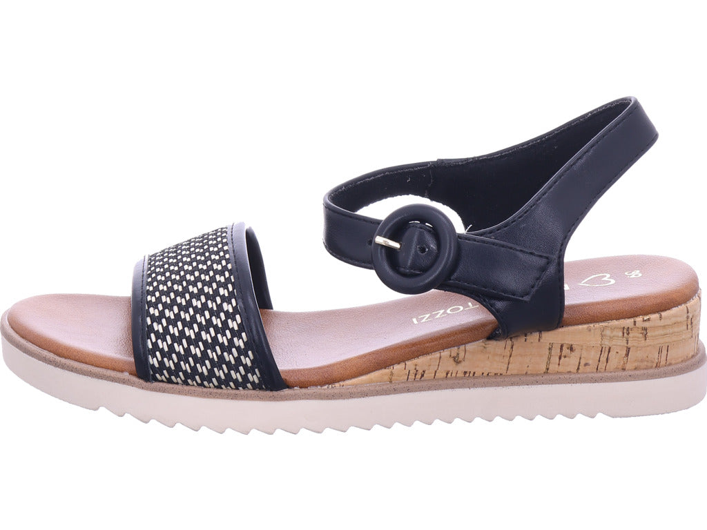 Marco Tozzi Damen Sandalette M2871046 in schwarz