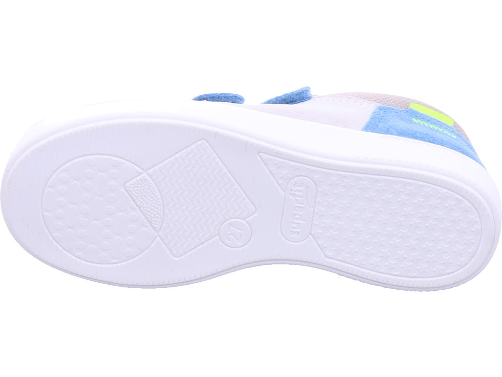 Superfit Jungen Sneaker Stiefelette Leder \ Supies in blau
