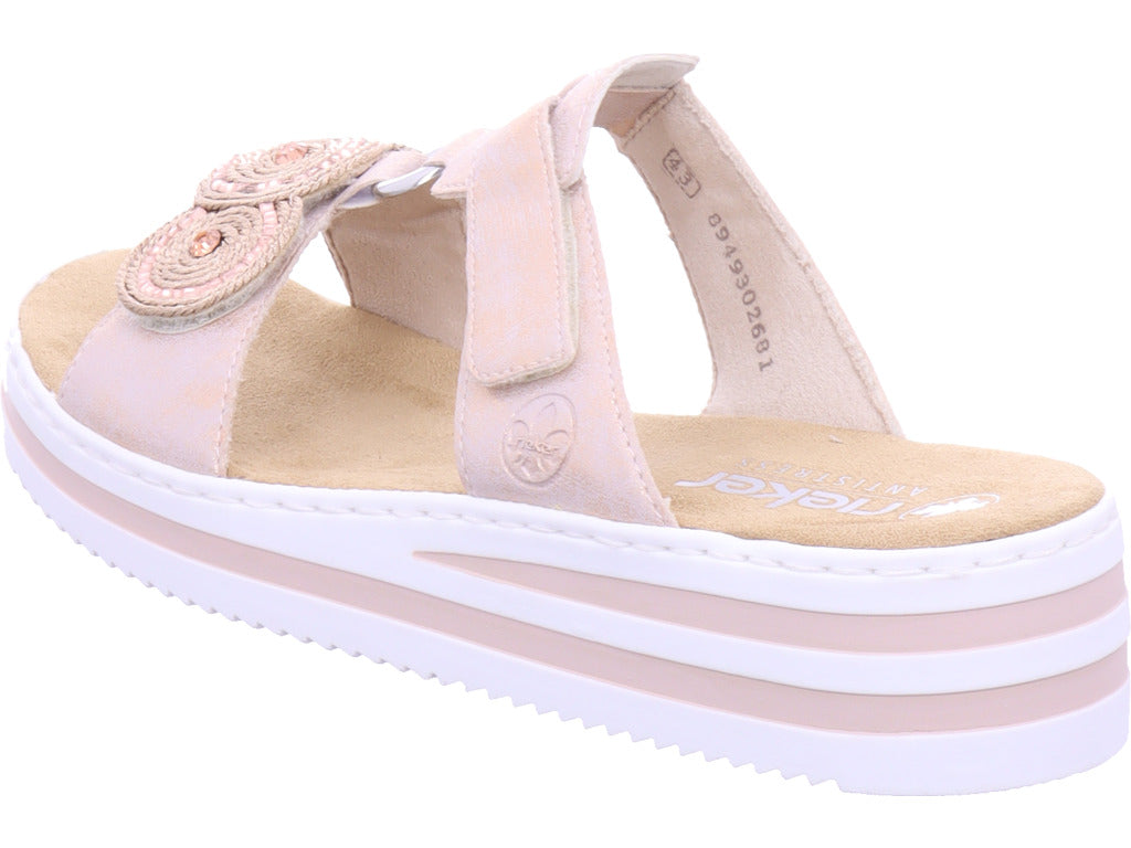 Rieker Damen Pantolette Fsk Damen Sandalen in frei