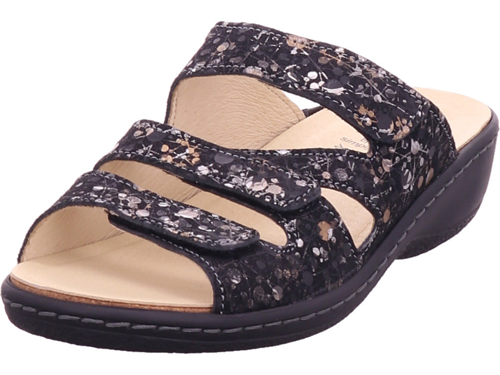 Belvida Damen Pantolette  in schwarz