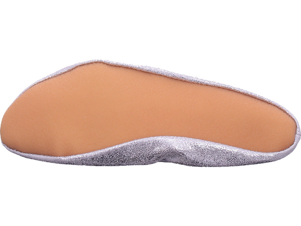 Beck Gymnas Mädchen Slipper  in silber
