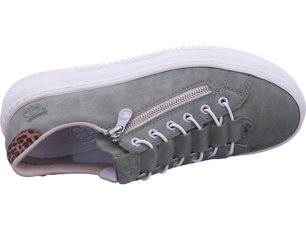 Rieker Damen Sneaker Fsk Damen Halbschuhe in grün