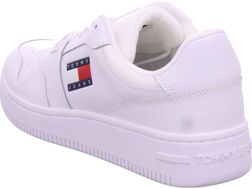 Tommy Hilfiger Damen Sneaker Tjw Retro Basket in weiß