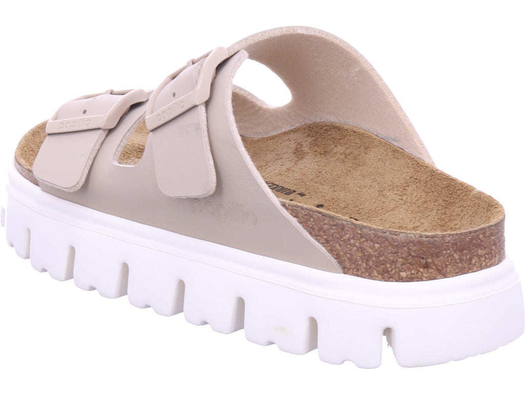 Birkenstock women's Arizona Pap Chunky in beige
