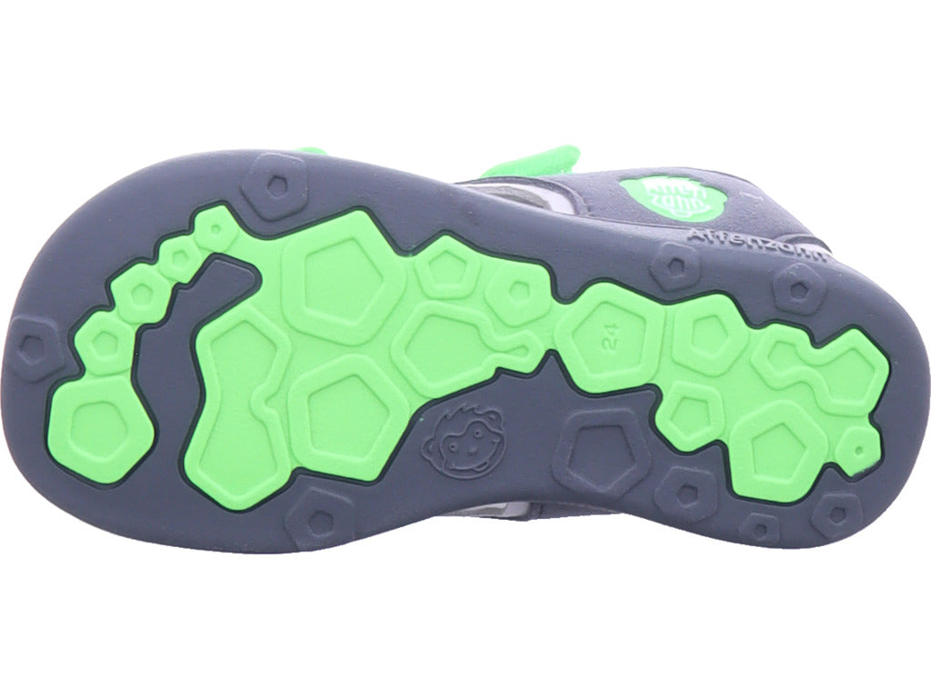 Affenzahn Jungen  Sandale Vegan Airy Hase in grau