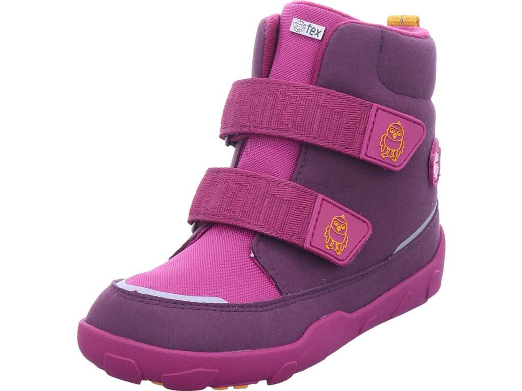 Affenzahn Mädchen Moonboot Vogel in lila