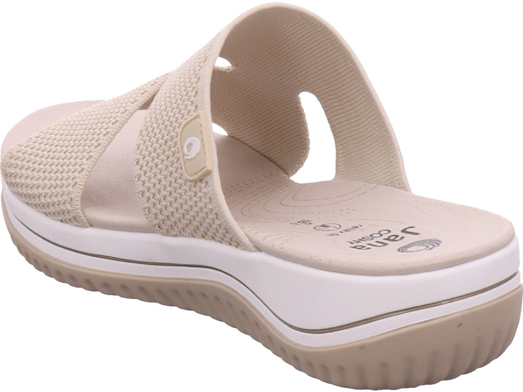 Jana Damen Pantolette M2727043 in beige