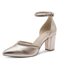 Marco Tozzi Damen Pump  in platin