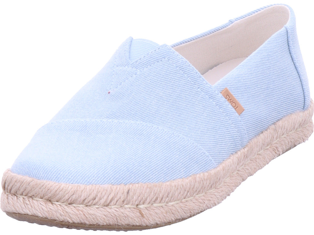 TOMS Damen Slipper Alpargata Rope 2.0 in blau