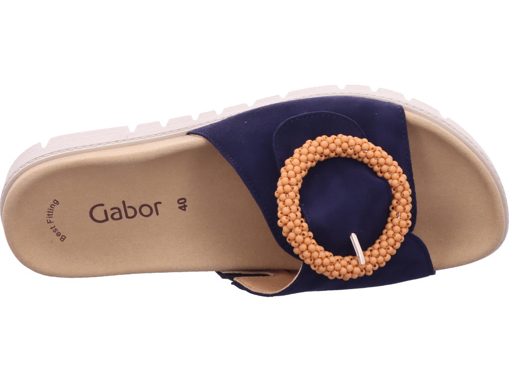 Gabor Damen Pantolette  in blau