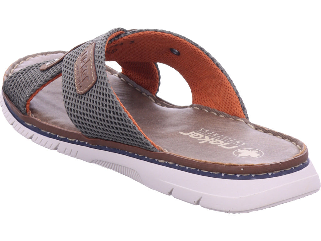 Rieker Herren Pantoffel  in grün