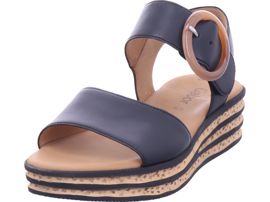 Gabor Damen Sandalette  in schwarz