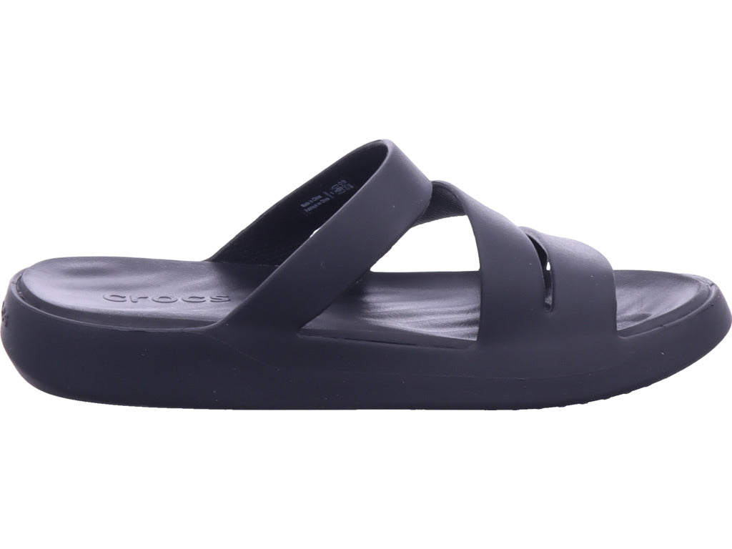 Crocs Damen Badeschuh Getaway Strappy in schwarz