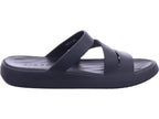 Crocs Damen Badeschuh Getaway Strappy in schwarz