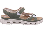 Rieker Damen  Fsk Damen Sandalen in grün