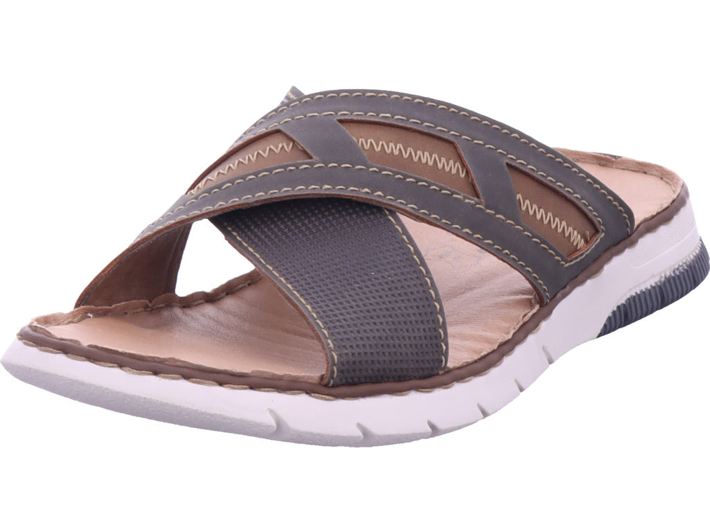 Rieker Herren Pantoffel  in braun