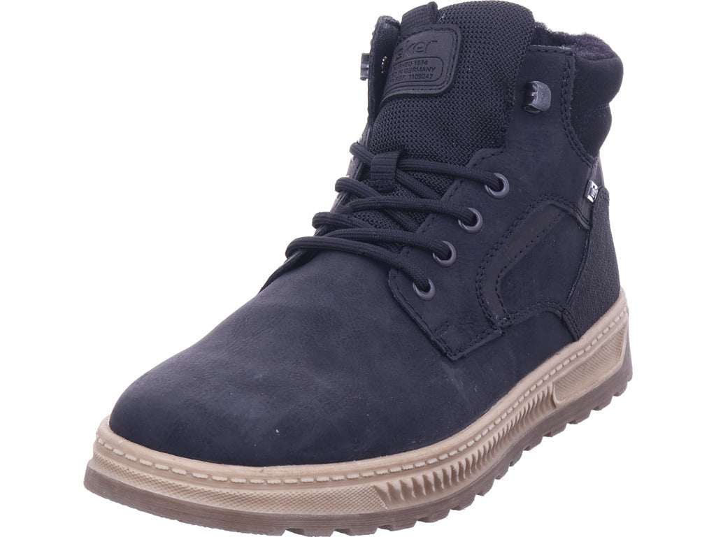 Rieker  Schnürstiefel Hwk Herren Stiefel in schwarz