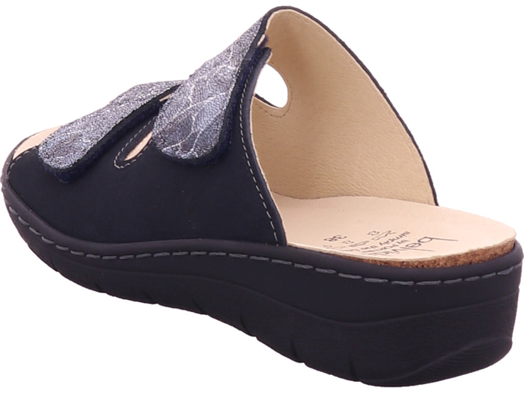Belvida Damen Pantolette  in blau