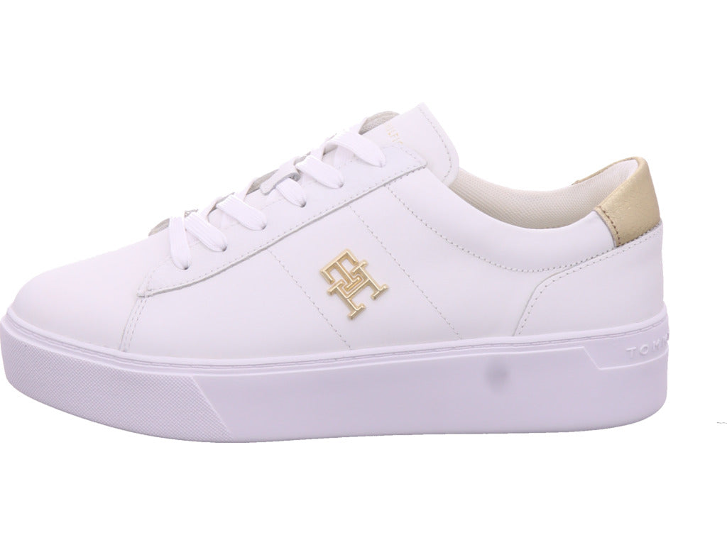Tommy Hilfiger Damen Sneaker Platform Court Sneaker in weiß