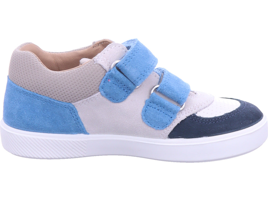 Superfit Jungen Sneaker Stiefelette Leder \ Supies in blau