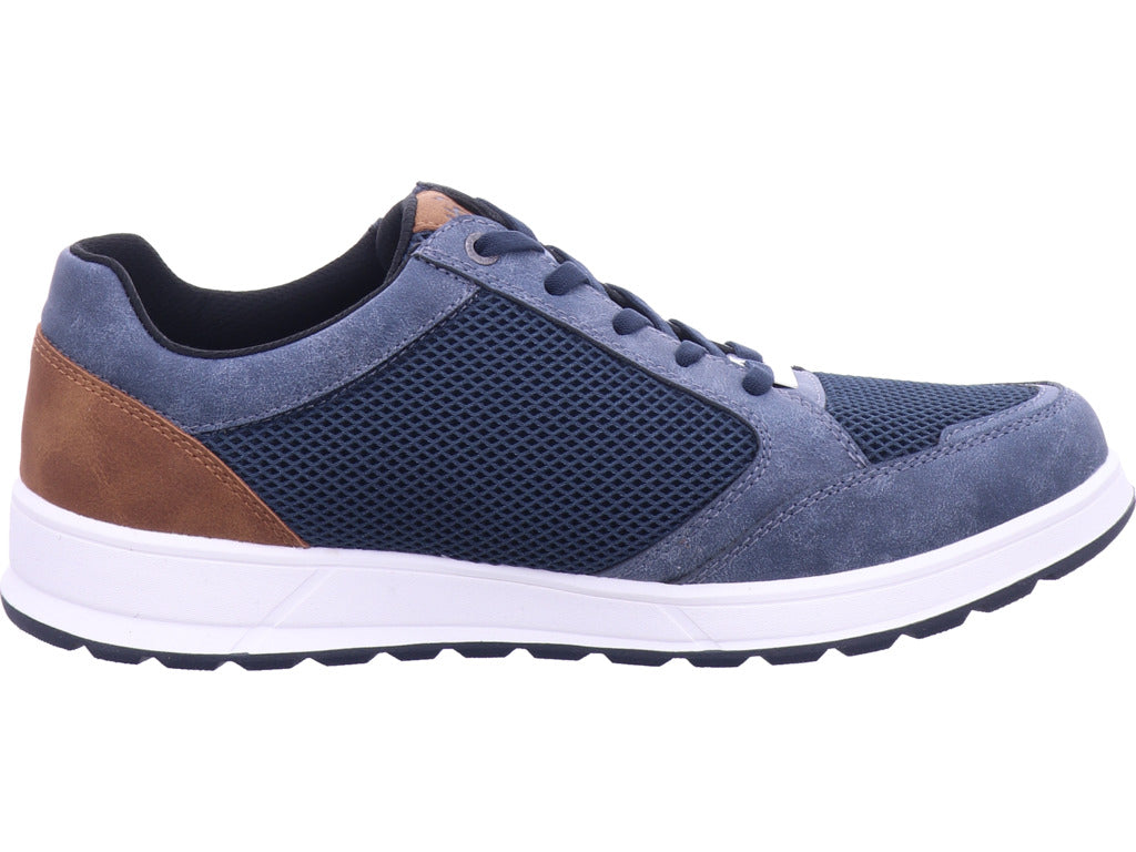 Bugatti men's low-cut shoe in blue