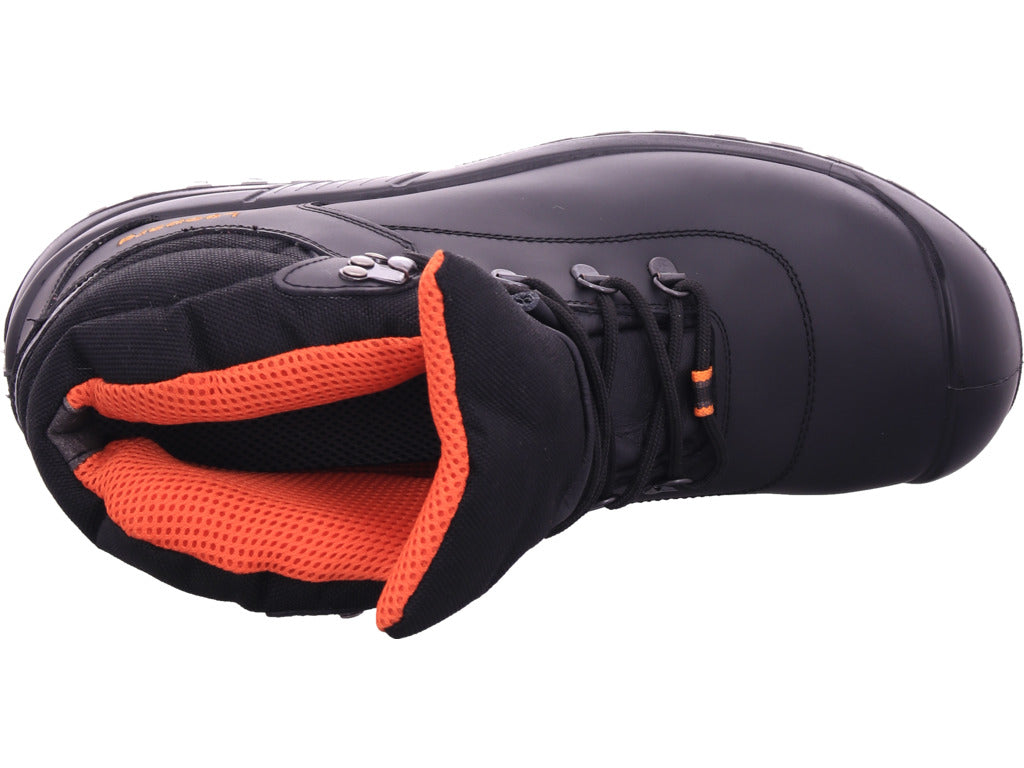 Leopard Men's Work Shoes Ankle Boots S3 in black