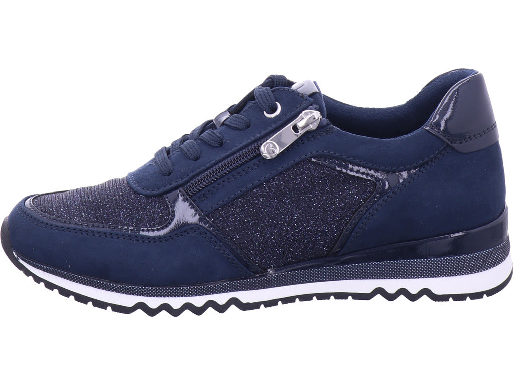 Marco Tozzi women's sneakers women lace-up in blue