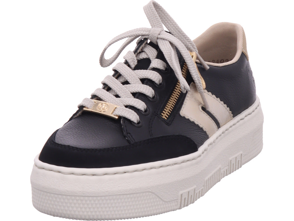 Rieker Damen Sneaker Fsk Damen Halbschuhe in schwarz