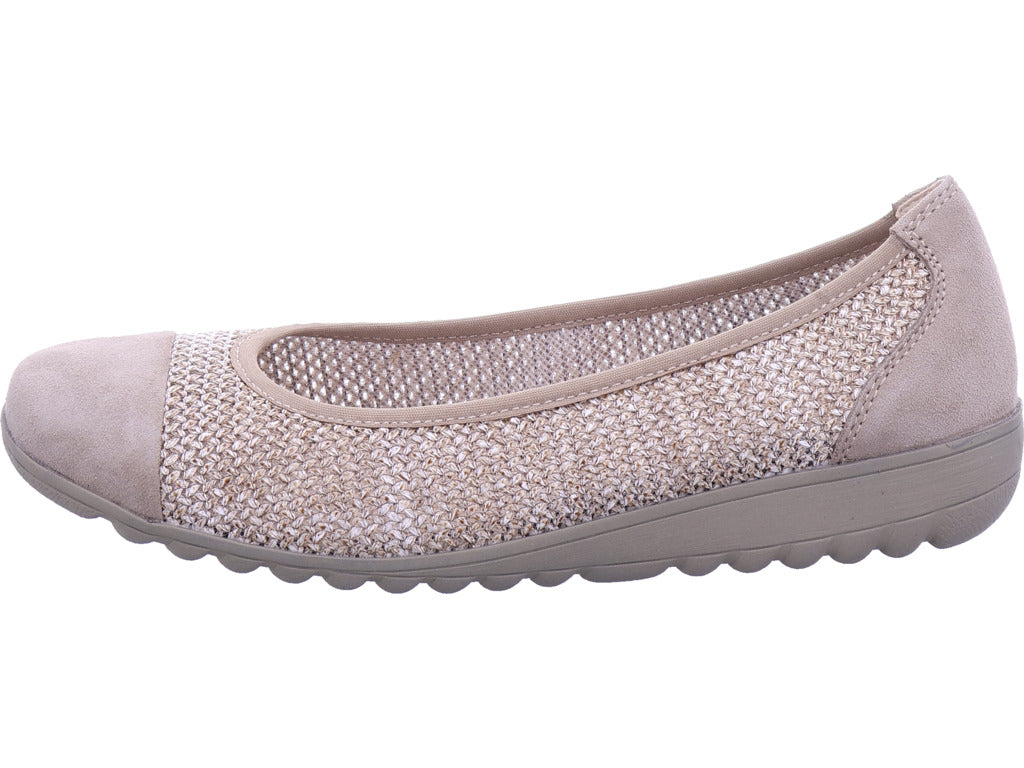 Caprice Damen Ballerina  in braun