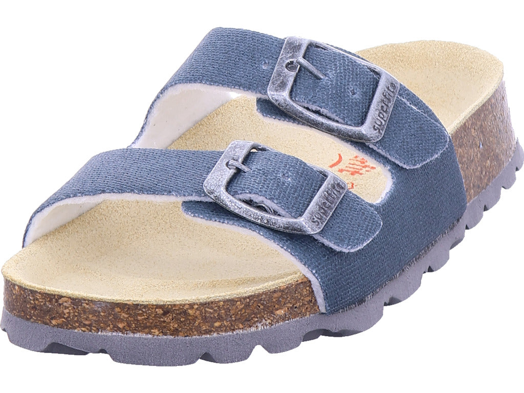 Legero boys' footbed slippers in blue