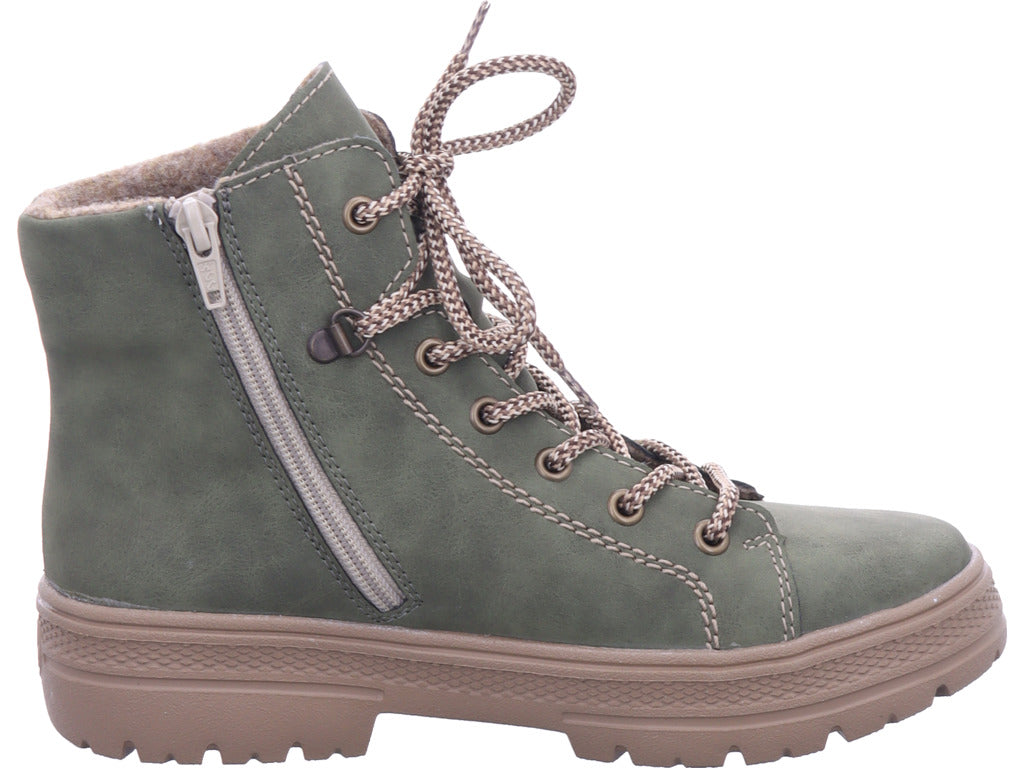Rieker Damen Stiefelette Hwk Damen Stiefel in grün