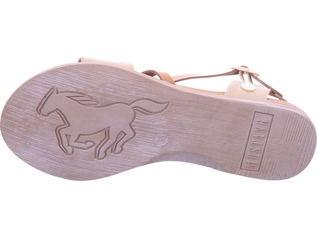 Mustang Damen Sandalette  in beige