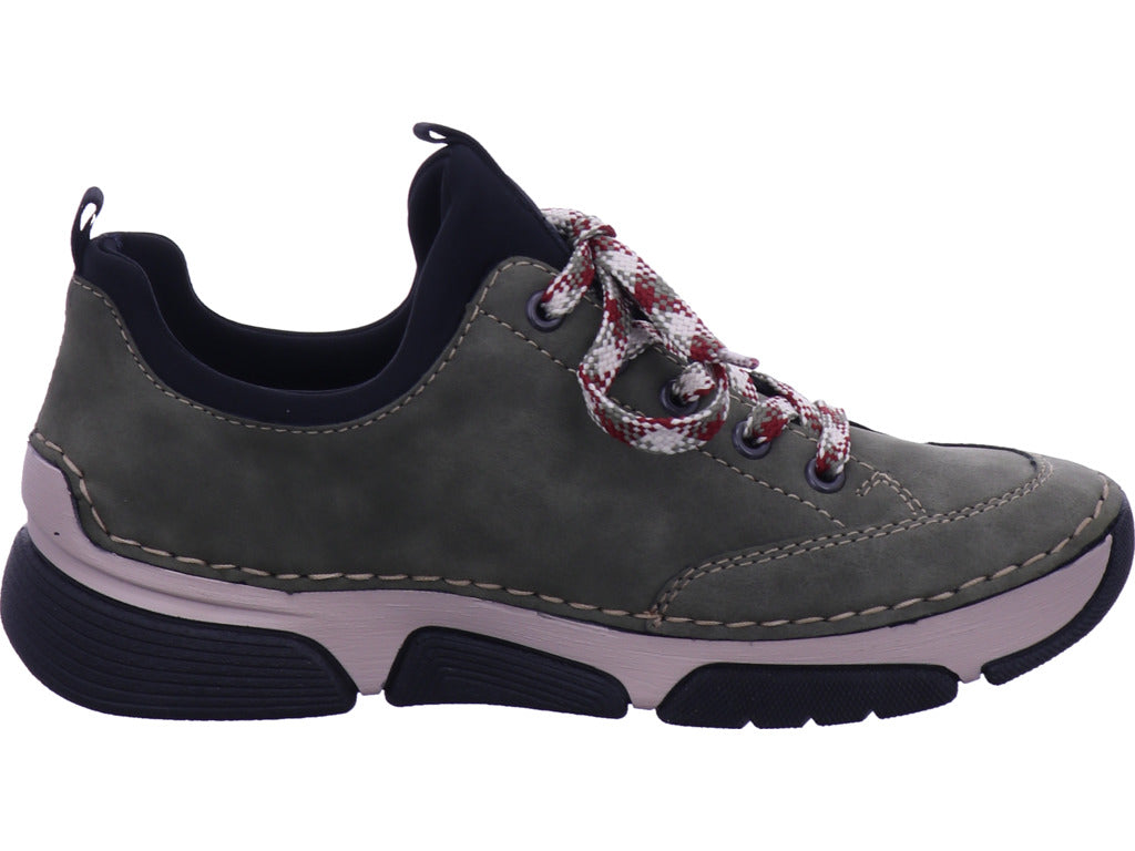 Dámské polobotky Rieker Hwk v zelené barvě