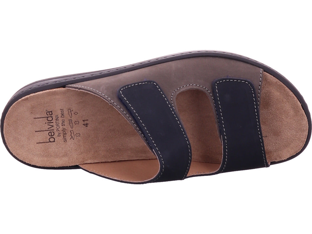 Belvida Herren Pantolette  in braun