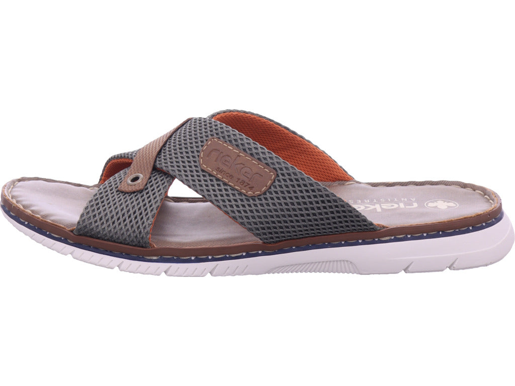 Rieker Herren Pantoffel  in grün