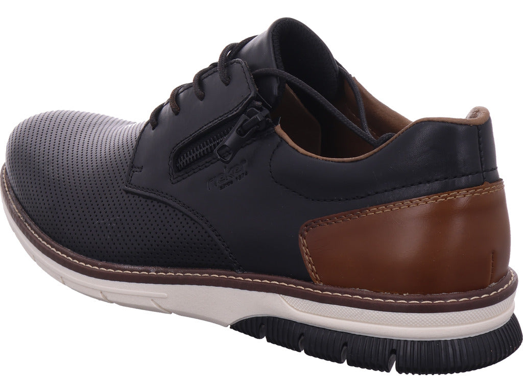 Rieker Herren Halbschuh  in schwarz