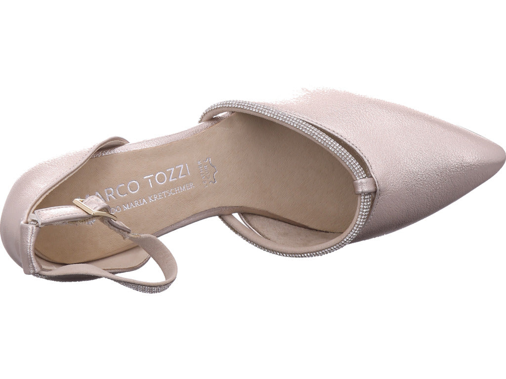Marco Tozzi Damen Pump  in platin