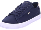 Tommy Hilfiger Damen Textilschuh Lace Up Sneaker in blau