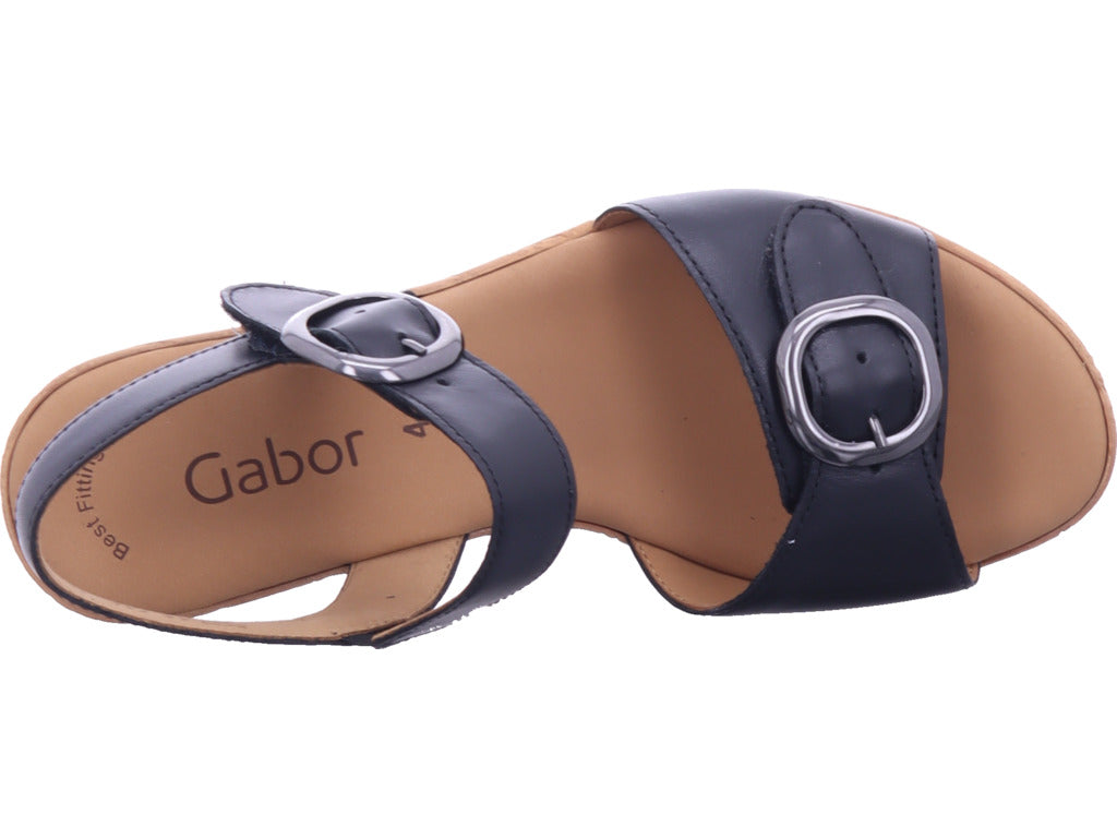 Gabor Damen Sandalette  in schwarz