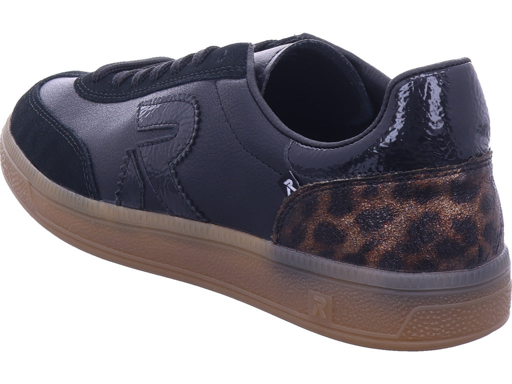 Rieker women's Hwk women's low shoes in black