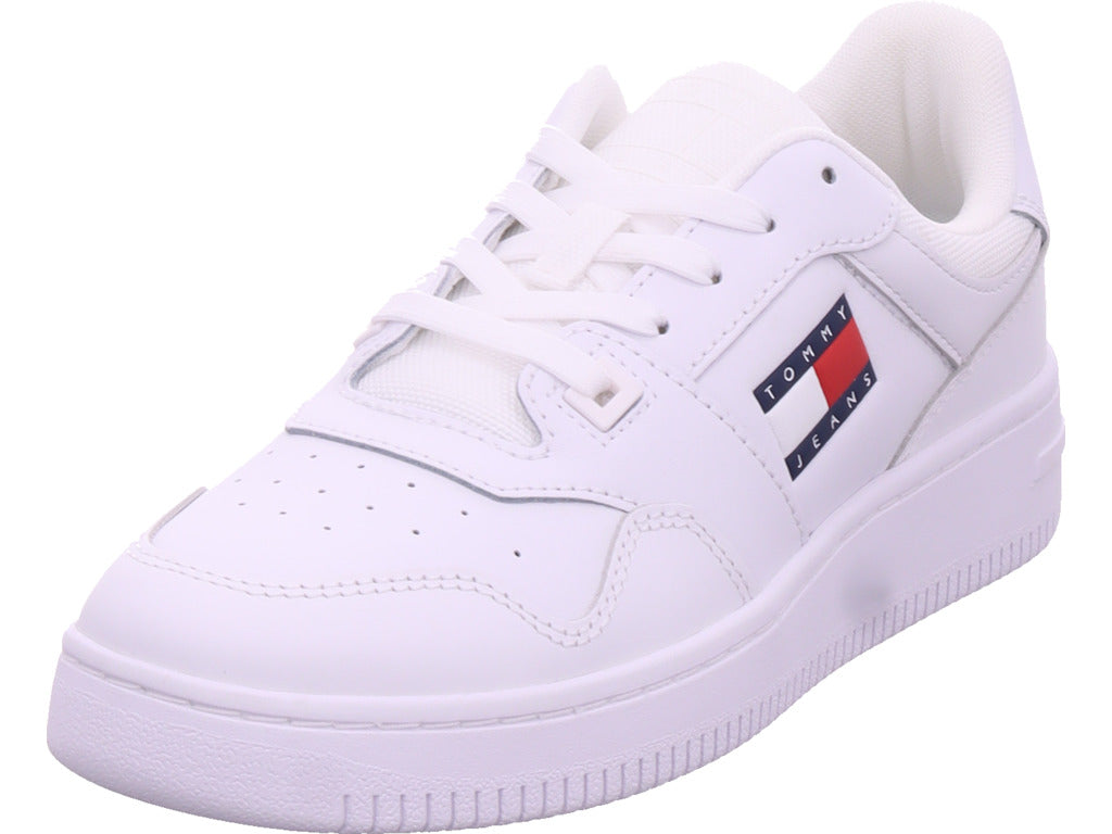 Tommy Hilfiger Damen Sneaker Tjw Retro Basket in weiß