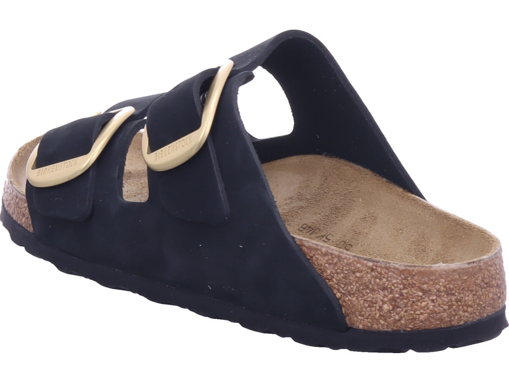 Birkenstock women's slippers Arizona Big Buckle in black