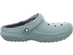 Dámské koupací boty Crocs Classic Lined Clog v zelené barvě