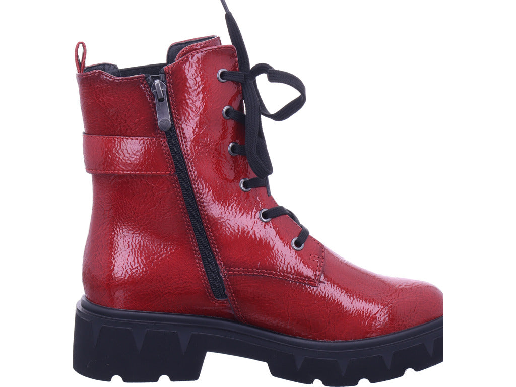 Dámské kotníkové boty Marco Tozzi M2524945 v červené barvě
