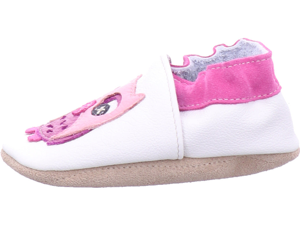 Beck Gymnas Mädchen Hausschuh  in weiß