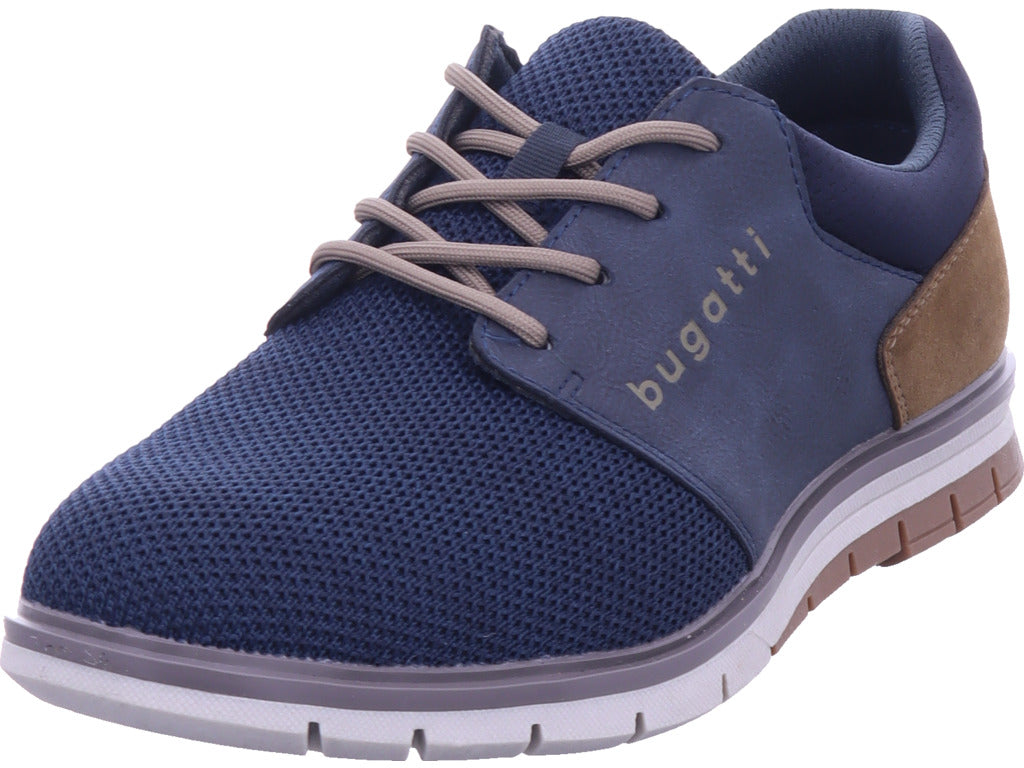 Pánské nízké boty Bugatti v modré barvě